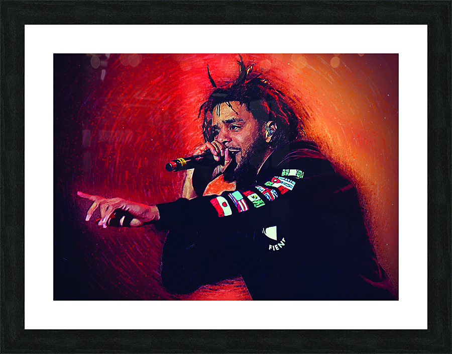 J COLE  Picture Frame print
