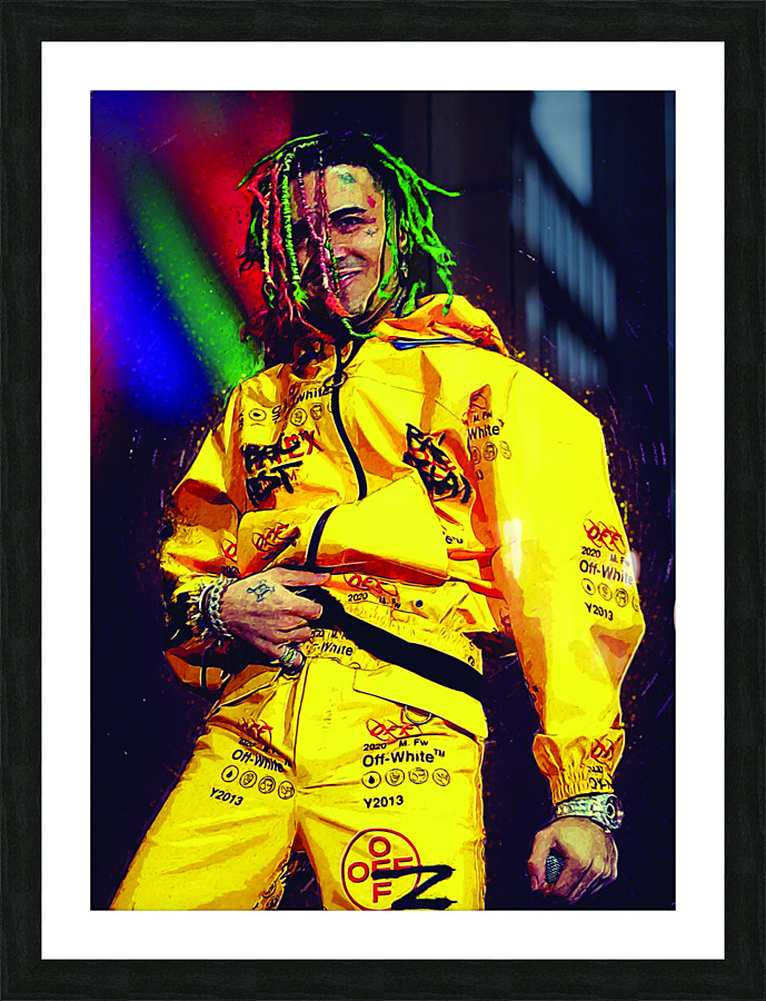 LIL PUMP  Picture Frame print