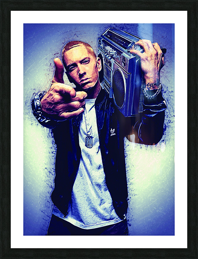 Eminem  Picture Frame print