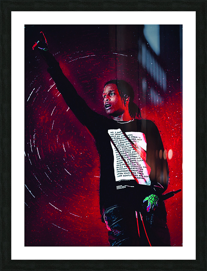 ASAP ROCKY  Picture Frame print