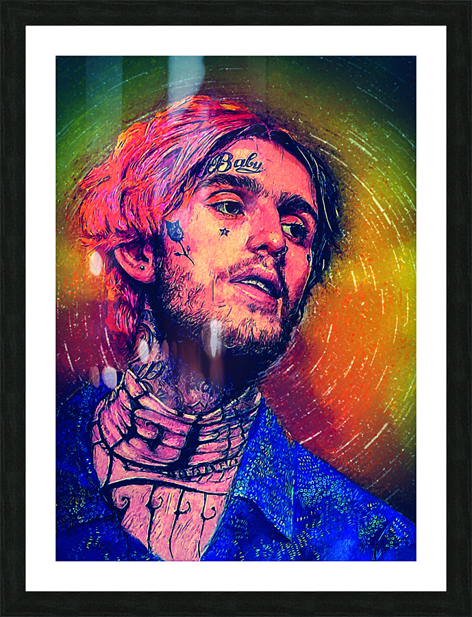LIL PEEP  Picture Frame print