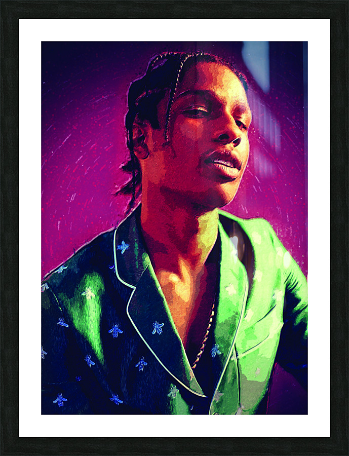 ASAP ROCKY  Picture Frame print