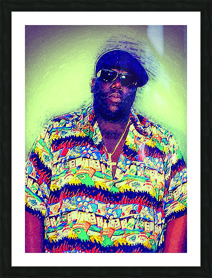 THE NOTORIOUS BIG  Picture Frame print
