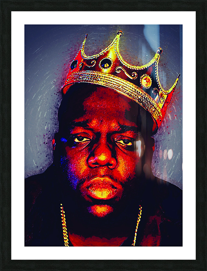 THE NOTORIOUS BIG Picture Frame print