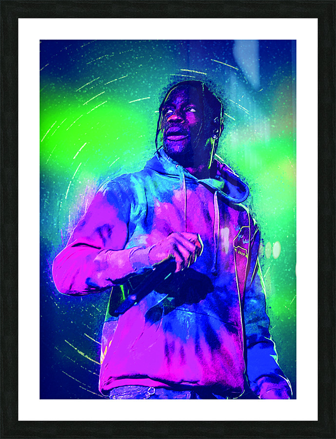 TRAVIS SCOTT  Picture Frame print