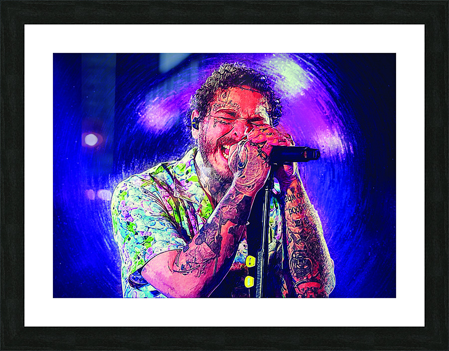 Post Malone  Picture Frame print