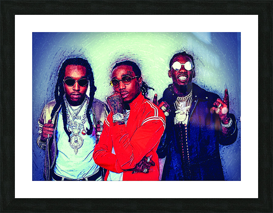 MIGOS  Picture Frame print