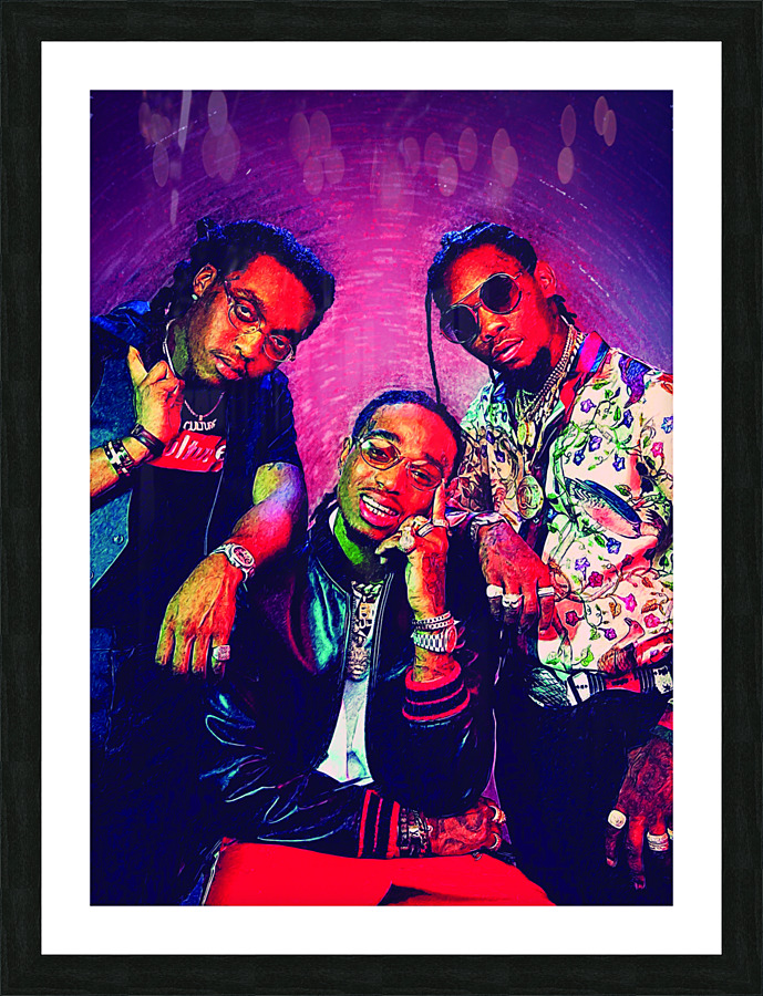 MIGOS  Picture Frame print
