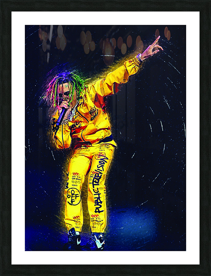 LIL PUMP  Picture Frame print