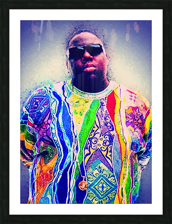 THE NOTORIOUS BIG  Picture Frame print
