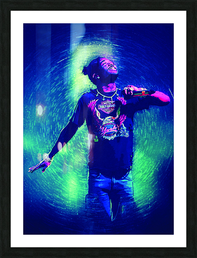 LIL UZI VERT  Picture Frame print