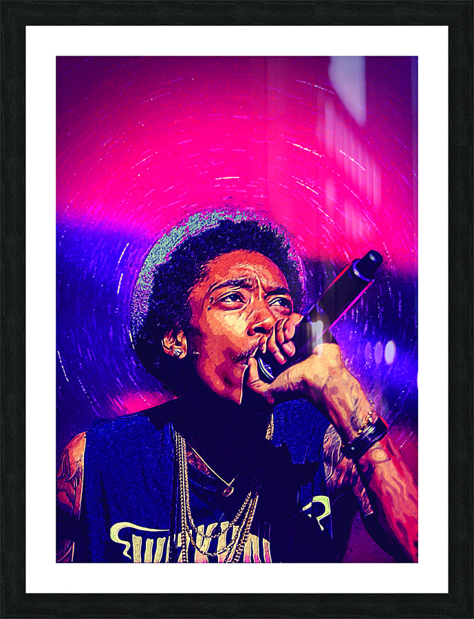 WIZ KHALIFA  Picture Frame print