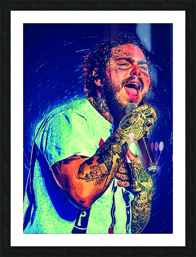 Post Malone  Picture Frame print