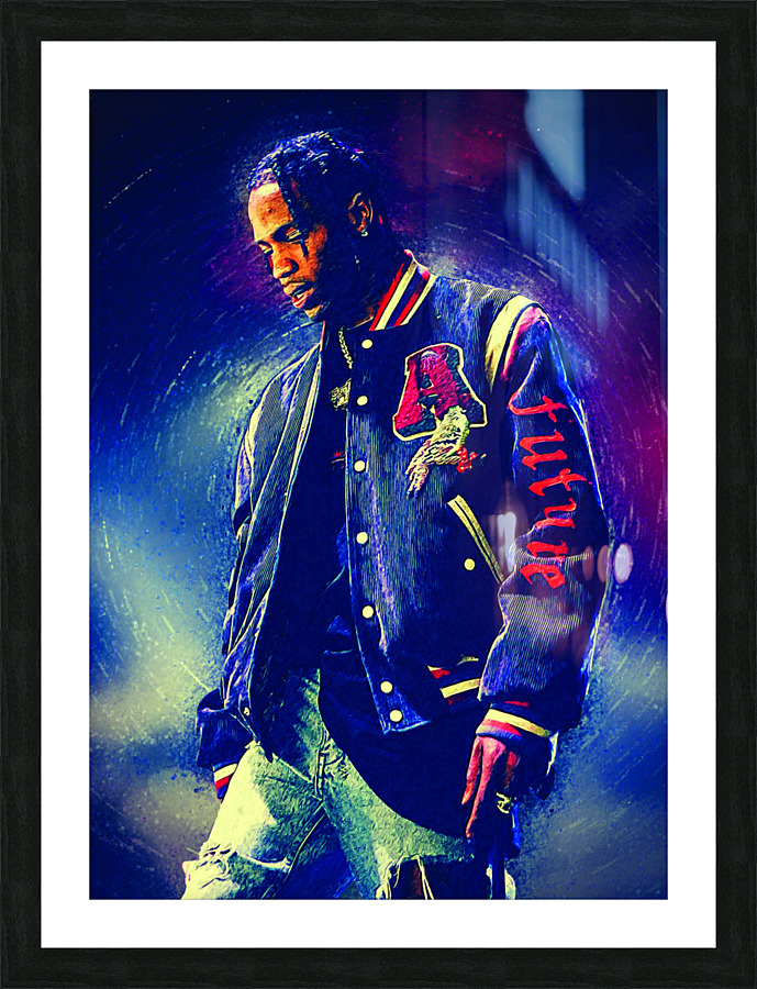 TRAVIS SCOTT  Picture Frame print