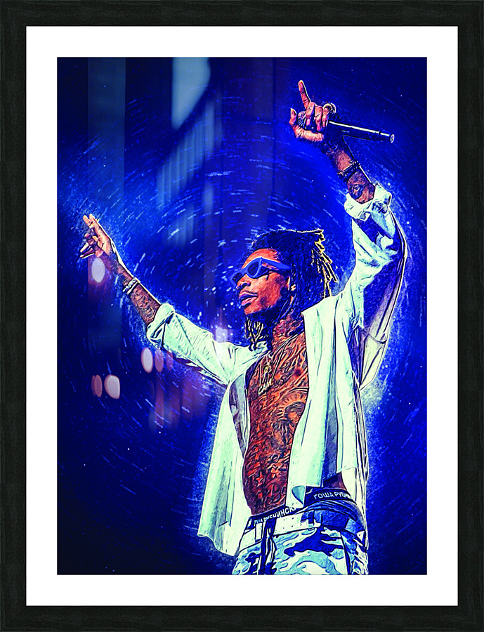 WIZ KHALIFA  Picture Frame print