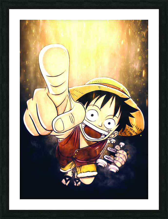 Luffy  3 Picture Frame print