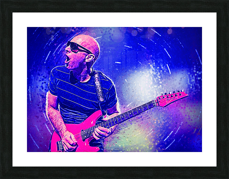 Joe Satriani Picture Frame print