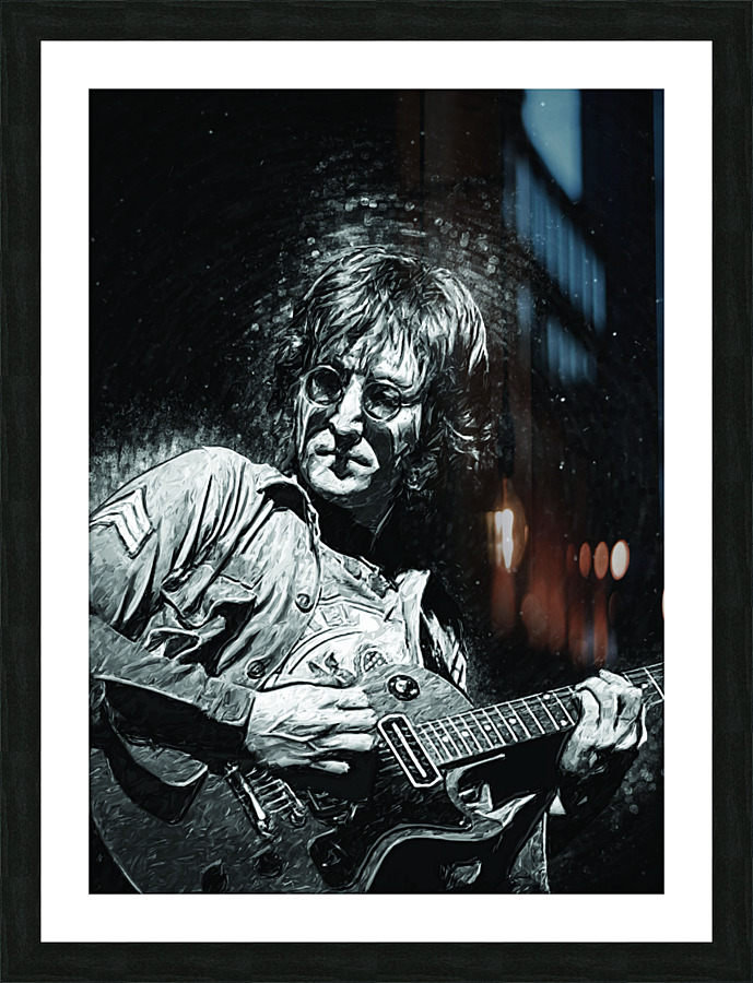 John Lennon Picture Frame print