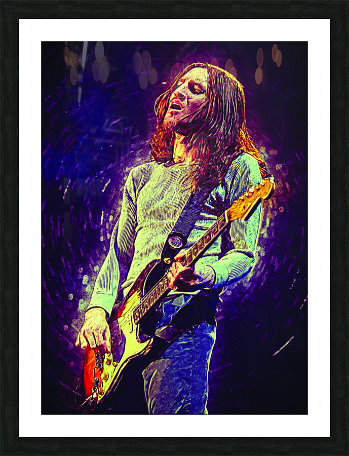 John Frusciante Picture Frame print
