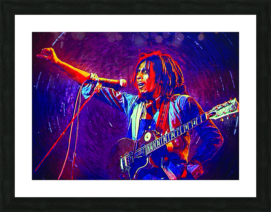 Bob Marley Picture Frame print