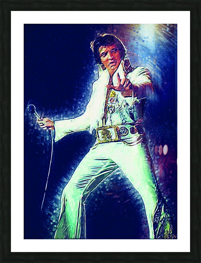 Elvis Picture Frame print