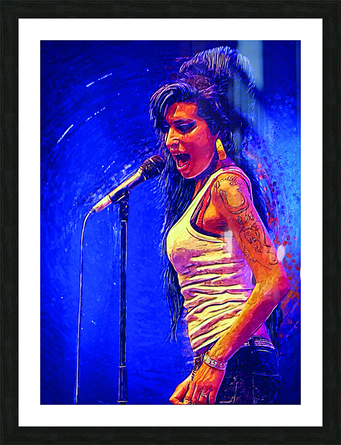 Amy Winehouse Picture Frame print