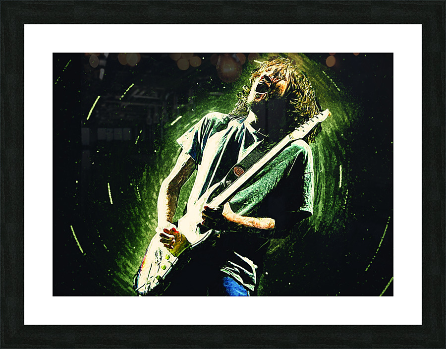 John Frusciante  2 Picture Frame print