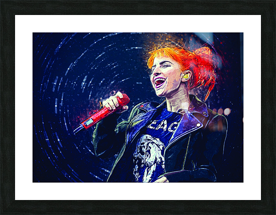 Hayley Williams Picture Frame print