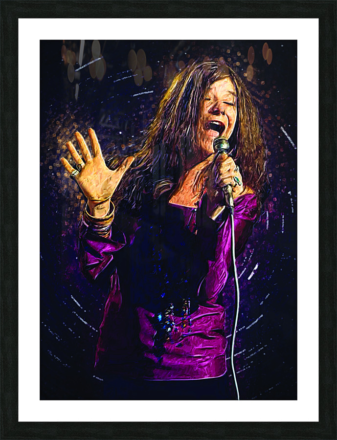 Janis Joplin Picture Frame print