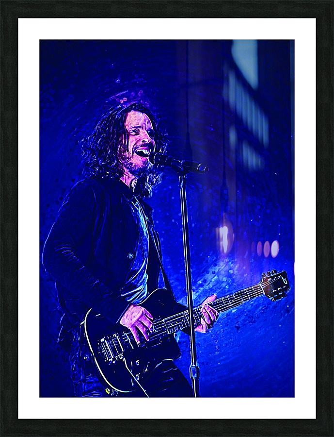 Chris Cornell Picture Frame print