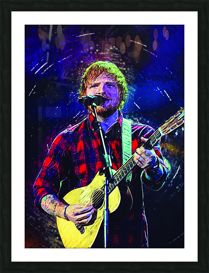 Ed Sheeran Picture Frame print