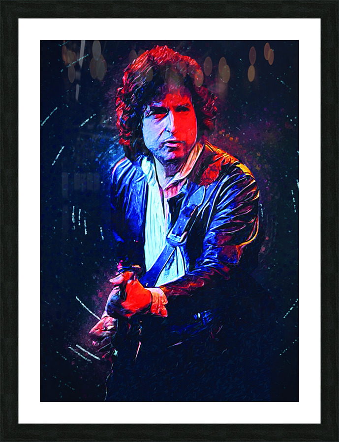 Bob Dylan Picture Frame print