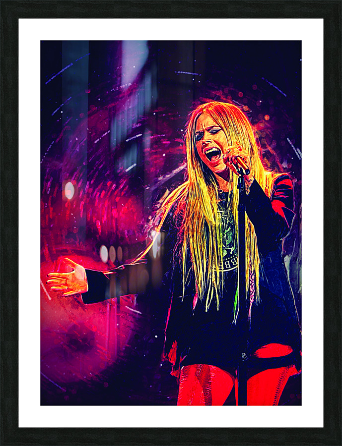Avril Lavigne Picture Frame print