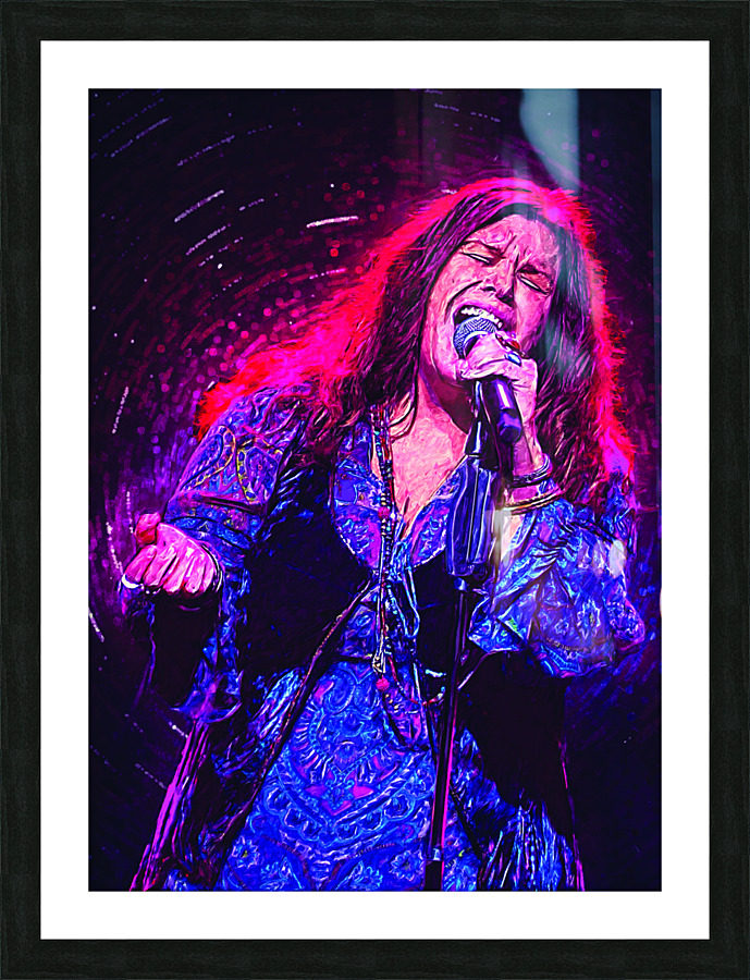 Janis Joplin  2 Picture Frame print