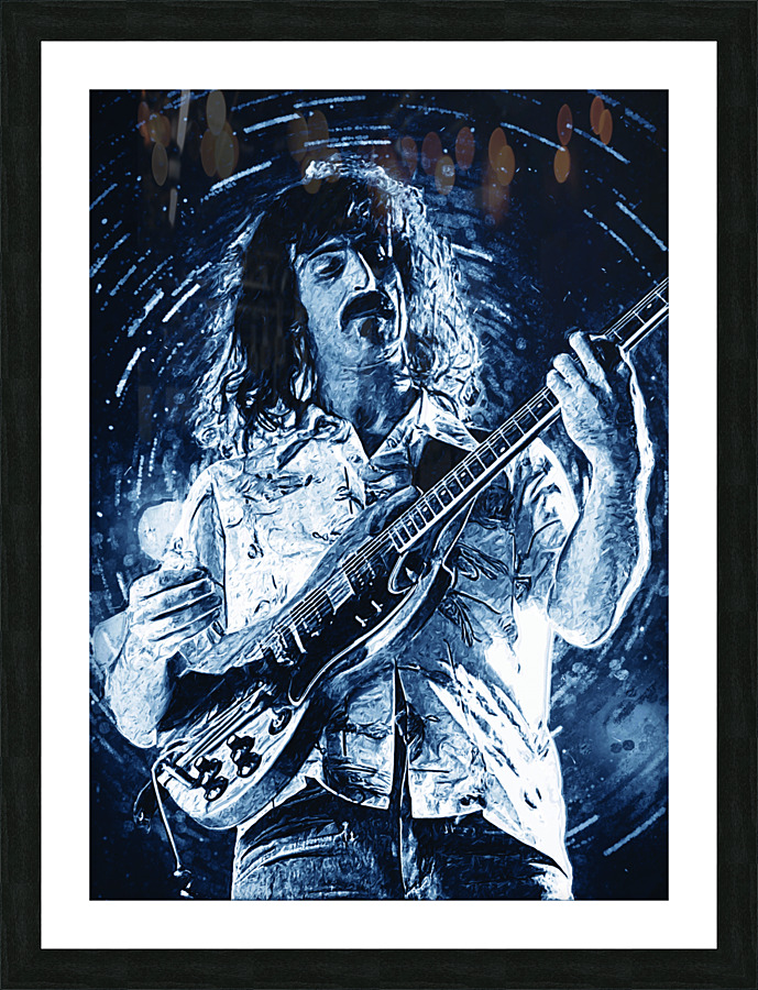 Frank Zappa Picture Frame print