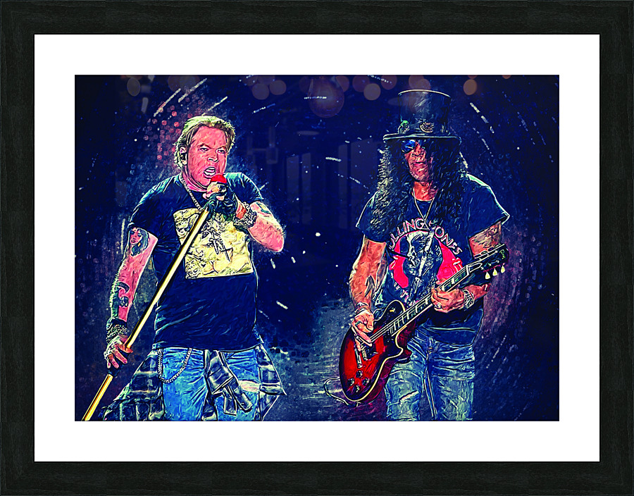 Guns N  Roses Picture Frame print