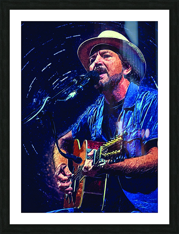 Eddie Vedder Picture Frame print