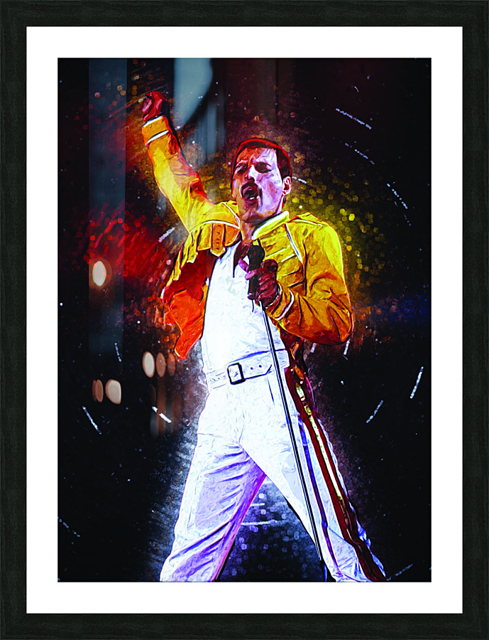 Freddie Mercury Picture Frame print