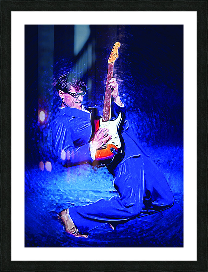 Buddy Holly Picture Frame print