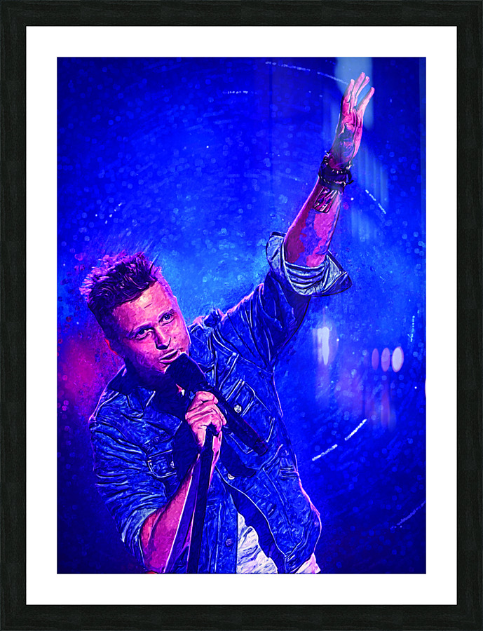 Ryan Tedder  4 Picture Frame print