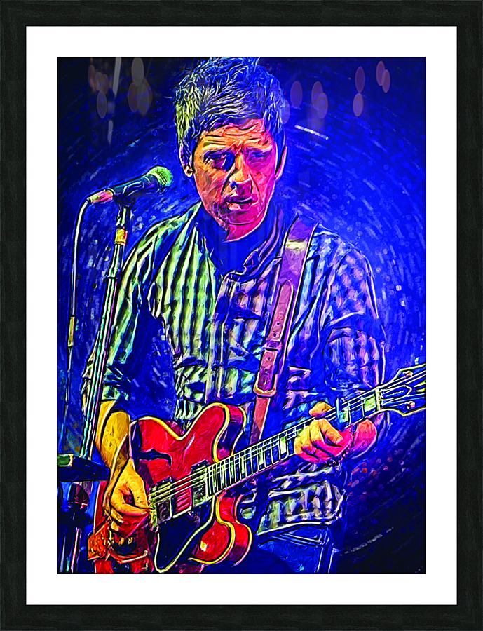 Noel Gallagher Picture Frame print