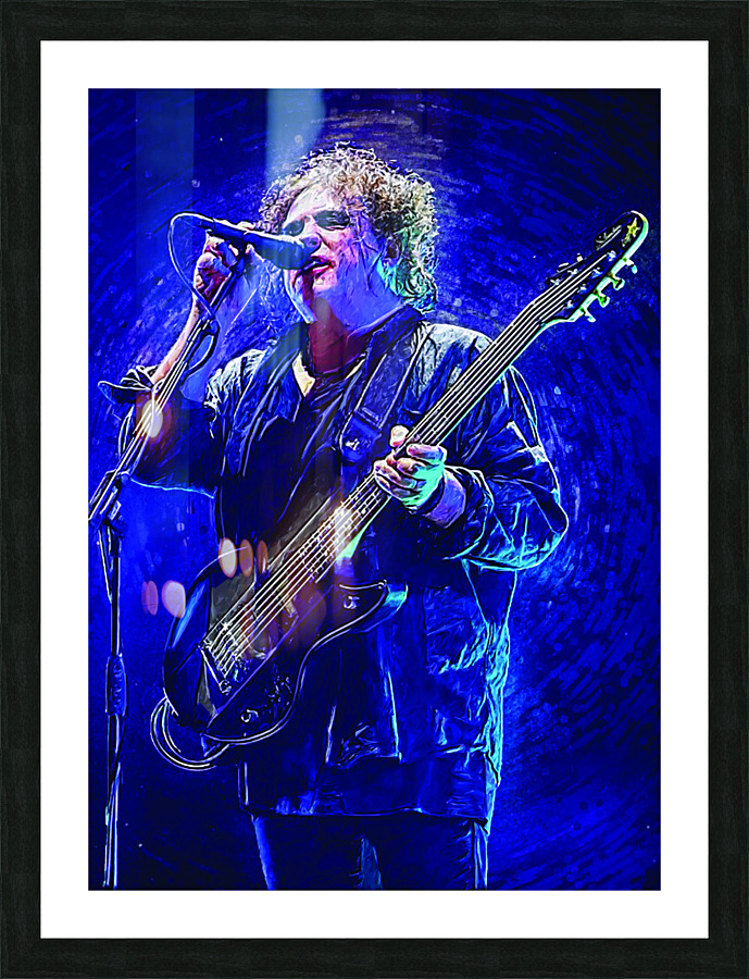 Robert Smith Picture Frame print