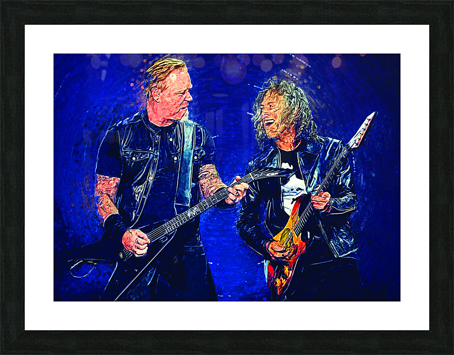 Kirk  ft Hetfield  1 Picture Frame print
