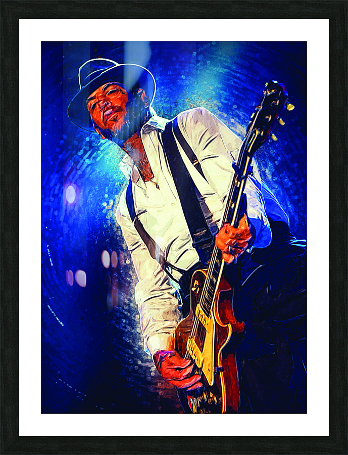 Mike Ness Picture Frame print