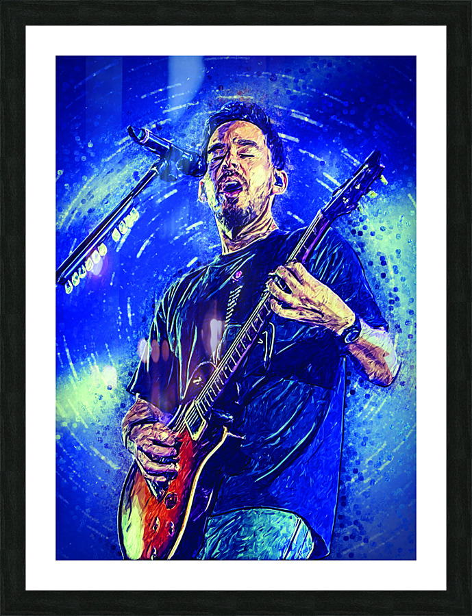 Mike Shinoda Picture Frame print