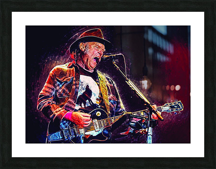 Neil Young  1 Picture Frame print