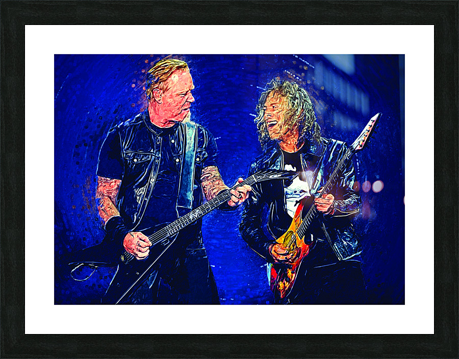 Kirk  ft Hetfield Picture Frame print