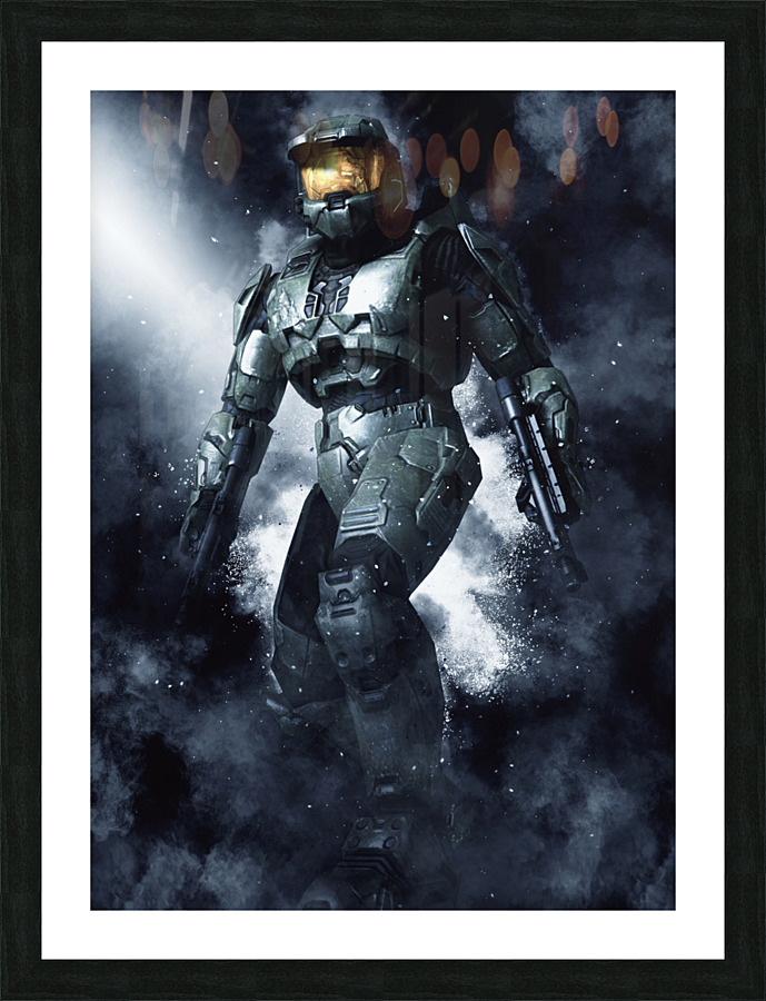 Master Chief  5 Picture Frame print