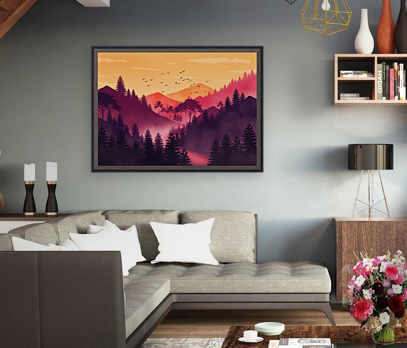 Flat Landscape Mount 2 Reproduction