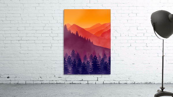Flat Landscape Mount 4 Wall Preview
